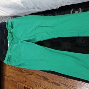 Green Cotton pants/jeans